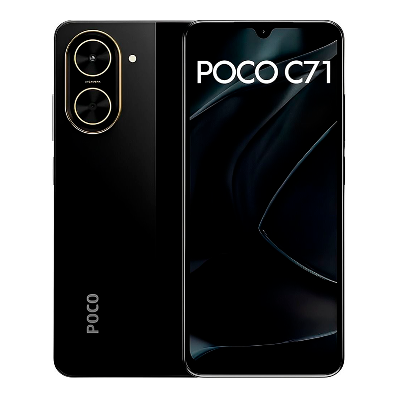 Celular Xiaomi Poco C71 Dual 128GB BLACK