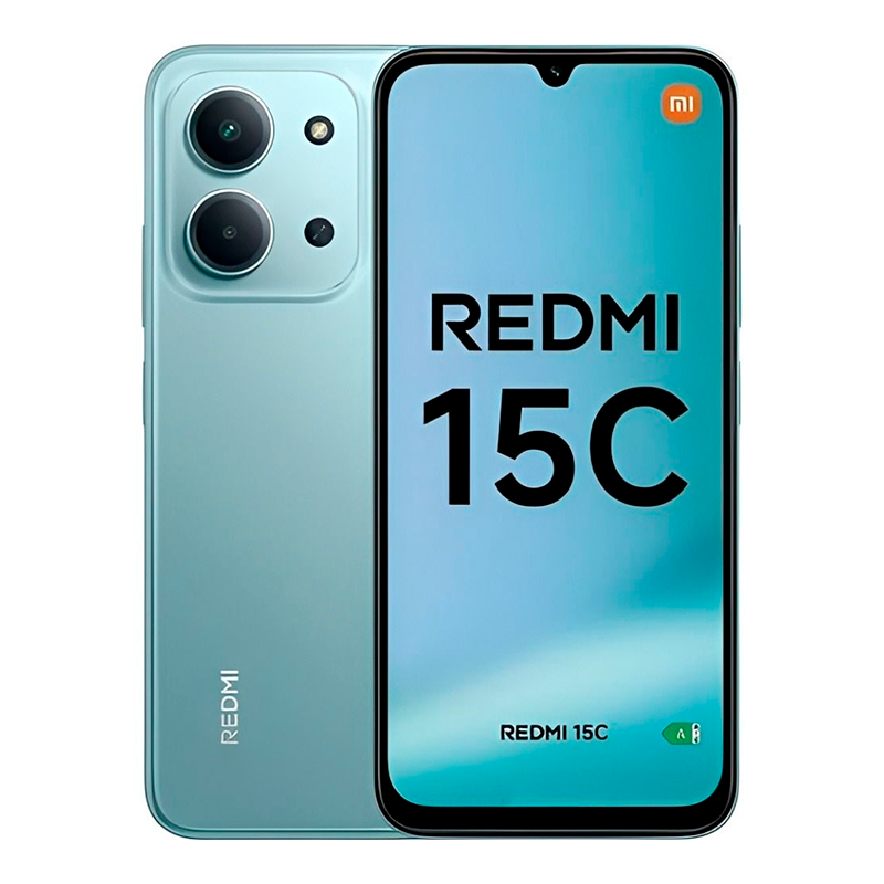 Celular Xiaomi Redmi 15C LTE DUAL 128GB MINT GREEN